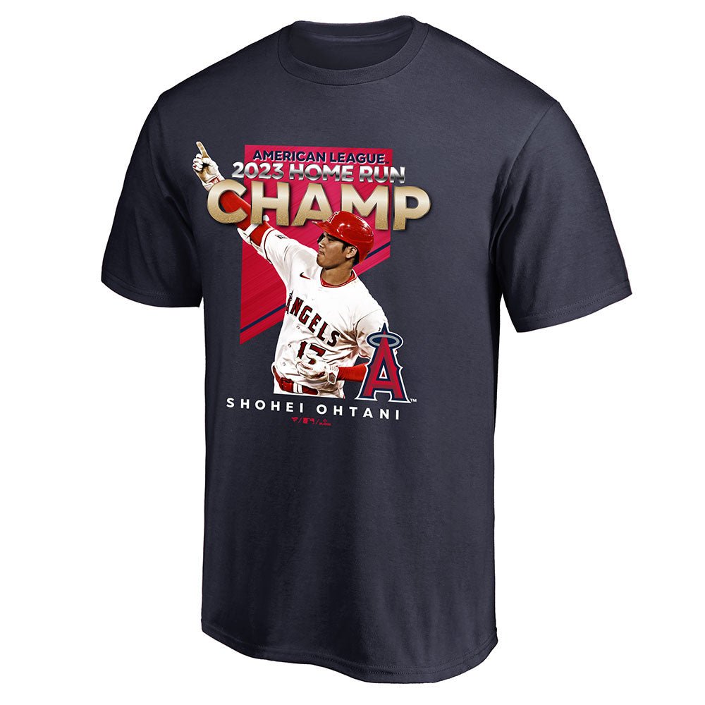 【ラスト販売/限定商品】SHOHEI OHTANI 大谷翔平 - Los Angeles Angels 2023 ホームラン王 / NAVY / Tシャツ / メンズ - PGS